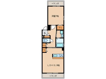 間取図 エスパシオ鳥居東