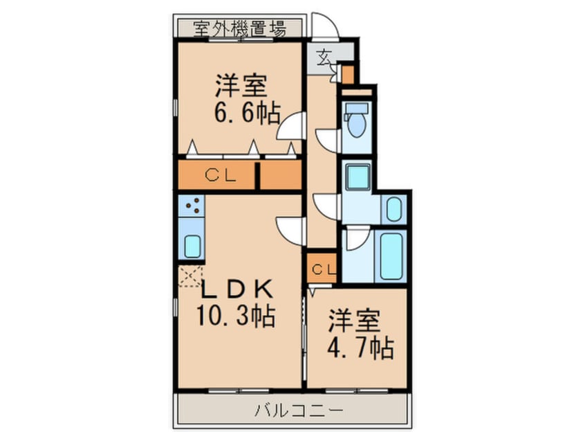 間取図 ライヒレーベン