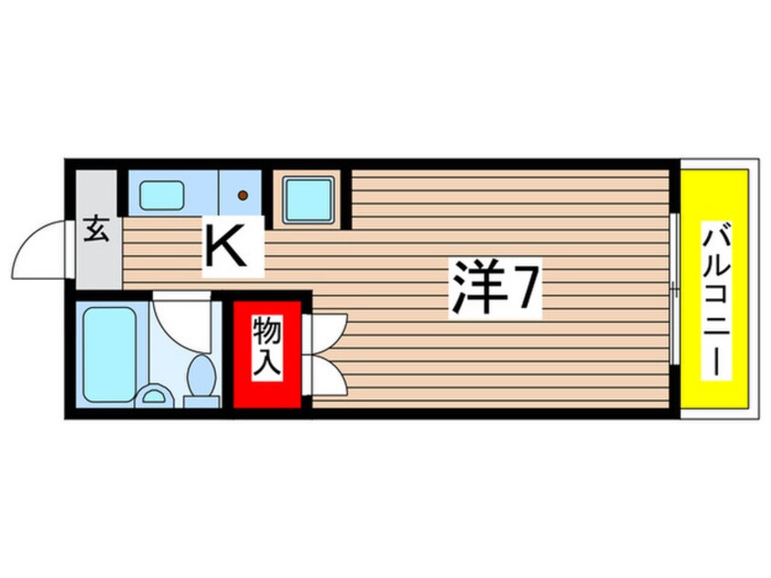 間取図 ｻﾝﾀﾞｲﾔﾙﾏﾝｼｮﾝ