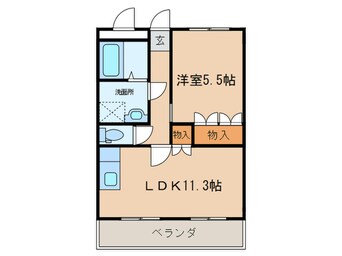 間取図 メルヴェール