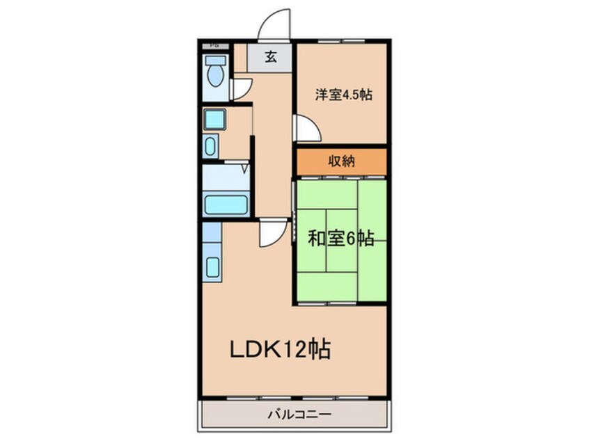 間取図 イ－ストロイヤル斉藤