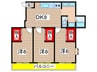 ﾌﾟﾛｸｼｰﾌﾚﾝｽﾞ八事 3DKの間取り