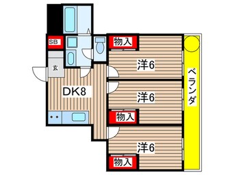 間取図 ﾌﾟﾛｸｼｰﾌﾚﾝｽﾞ八事