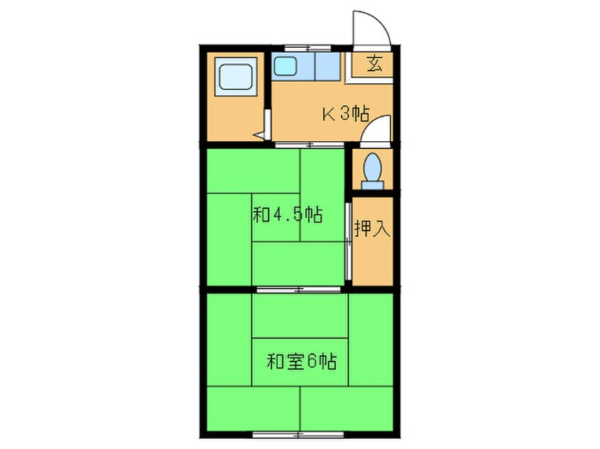 間取図 平和荘