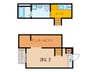 Ｌａ ｃａｓａ ｆｅｌｉｃｅ 1Kの間取り