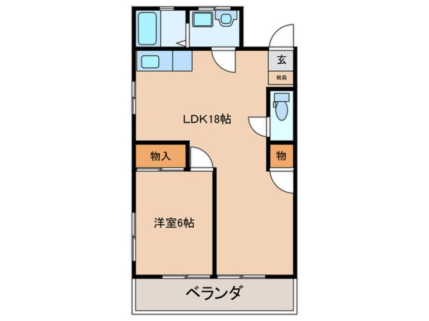 間取図 第一寺尾ビル
