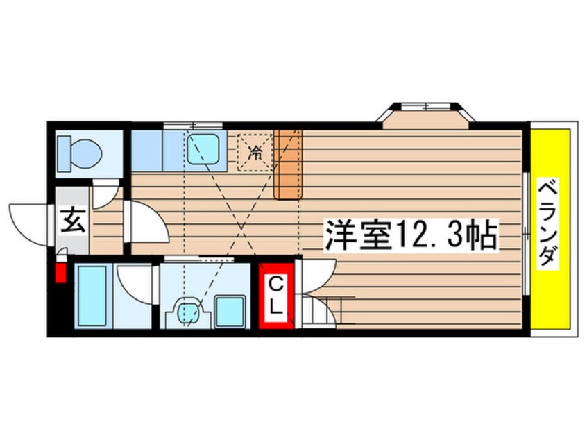 間取図 サニ－フラット瑞穂