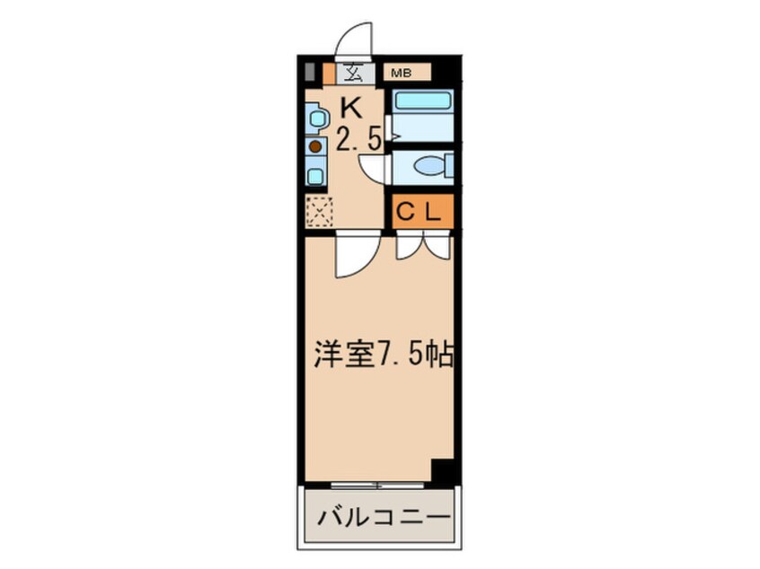 間取図 コ－ポソシア