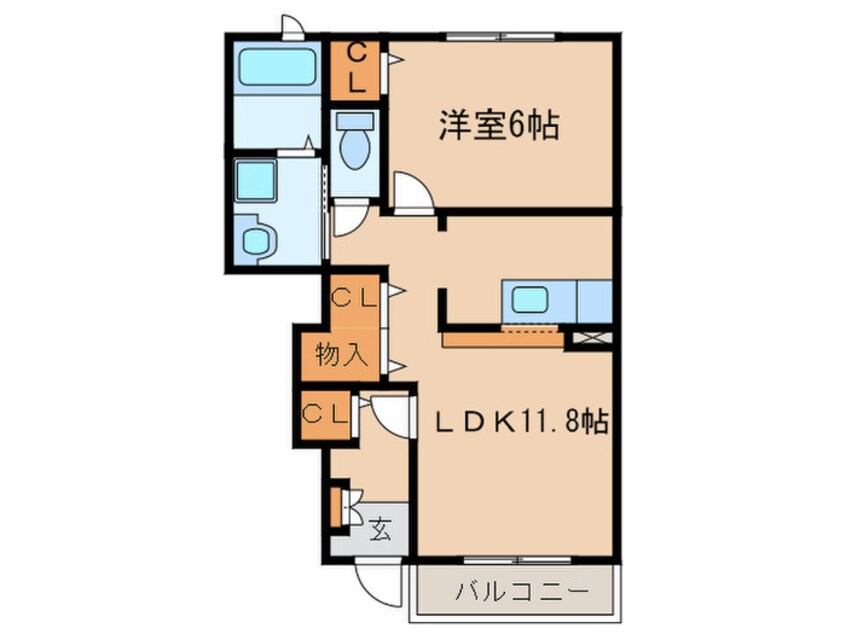 間取図 サンリットララ