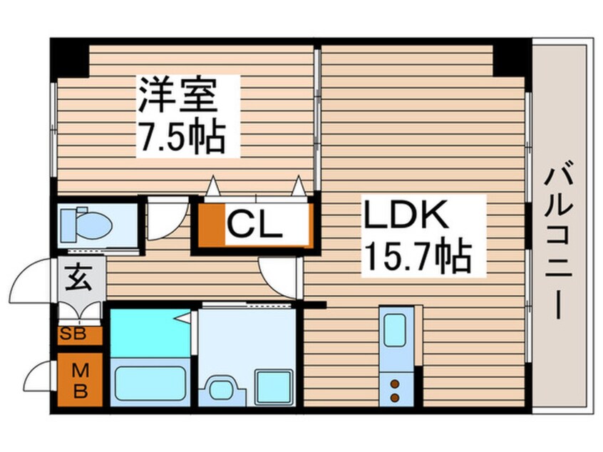 間取図 コ－ト明円