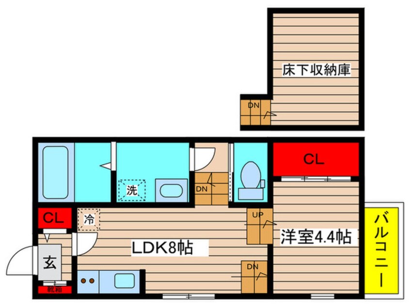 間取図 ハーモニーテラス二番Ⅲ