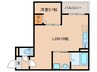Jack meijihommachi　Ⅱ 1Rの間取り