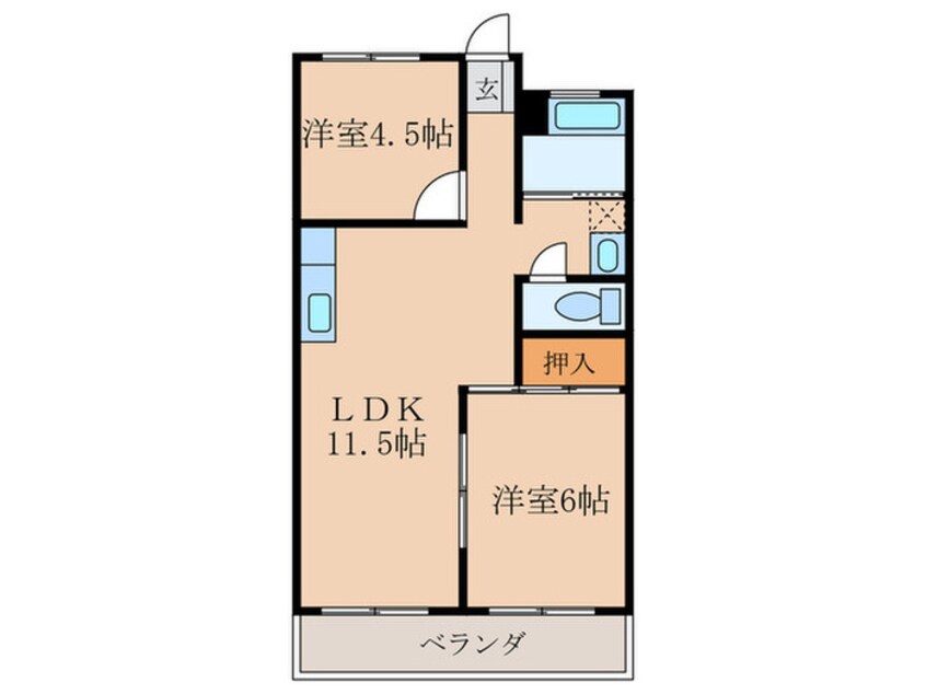 間取図 フェリーチェ