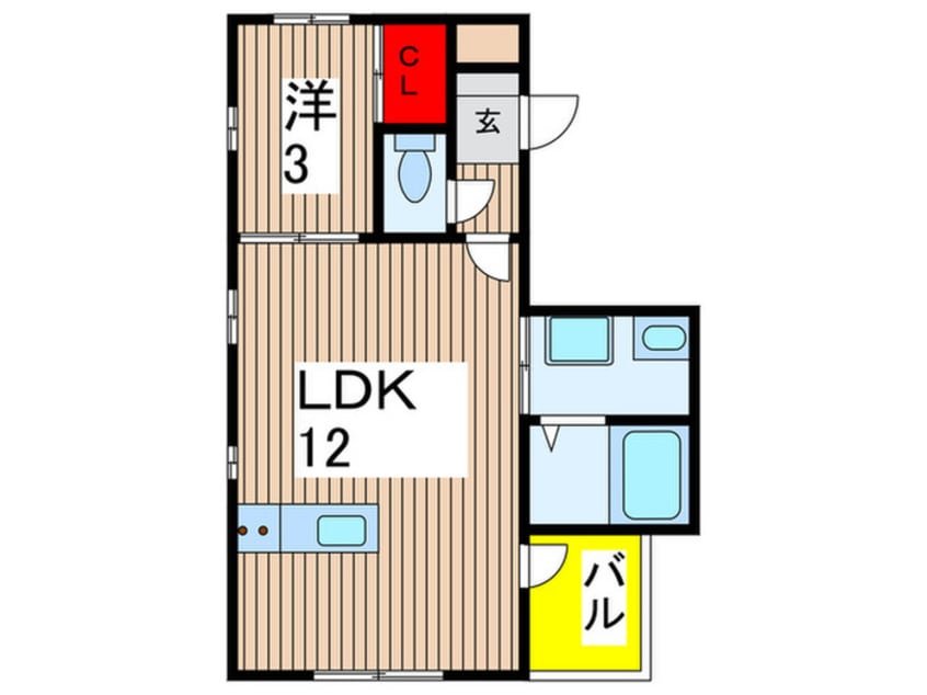 間取図 ベリアス　ウルス
