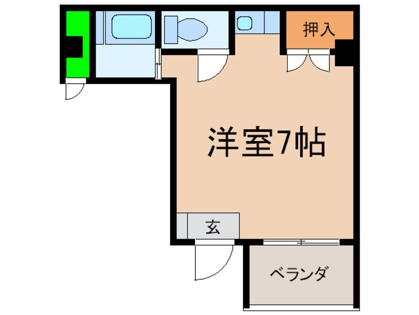 間取図 マンション沖