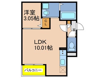 間取図 Jack uchidabashiⅢ