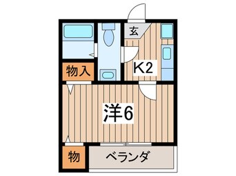 間取図 コンパ－トハウス本星崎