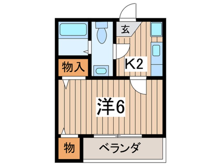 間取図 コンパ－トハウス本星崎