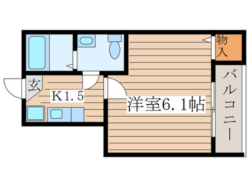 間取図 コンパ－トハウス本星崎