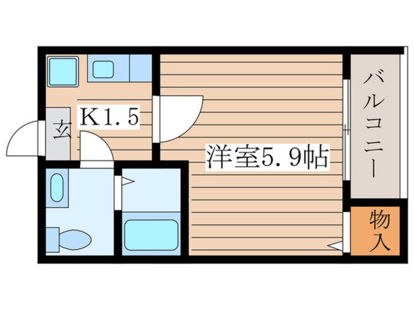 間取図 コンパ－トハウス本星崎