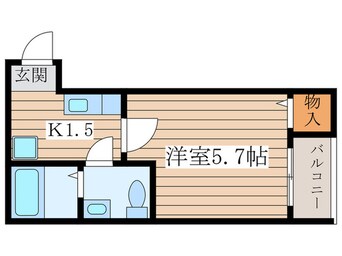 間取図 コンパ－トハウス本星崎