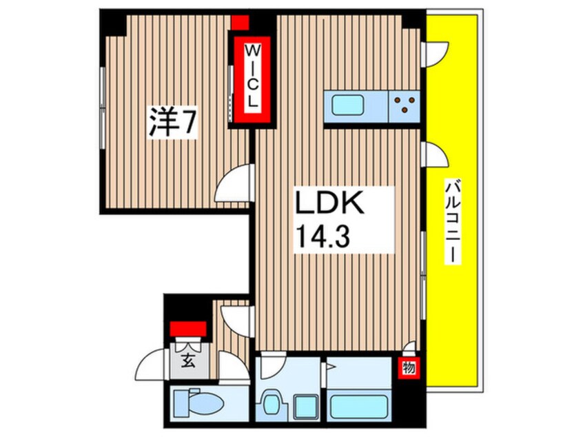 間取図 ＴＥＮＡＳ瑞穂通