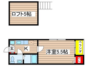 間取図 パル大喜町