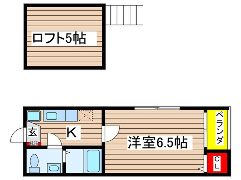 間取図 パル大喜町