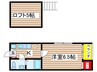 パル大喜町 1Kの間取り