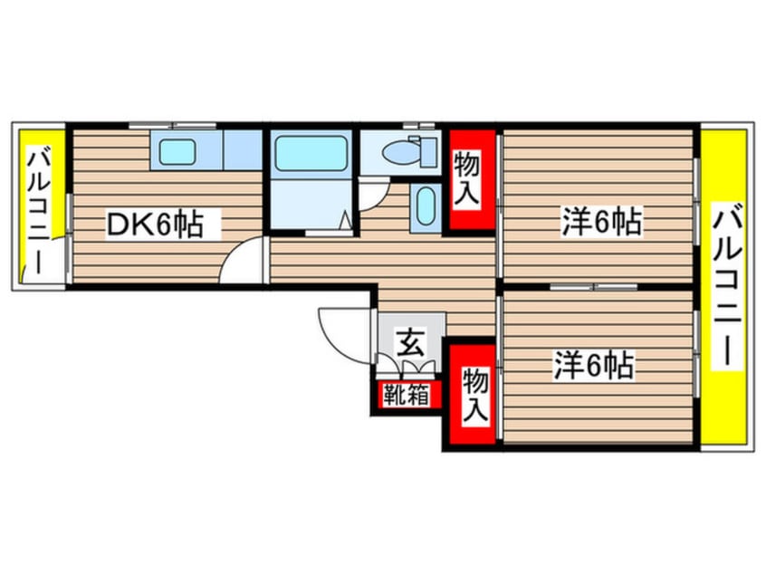 間取図 メゾンオネスティー
