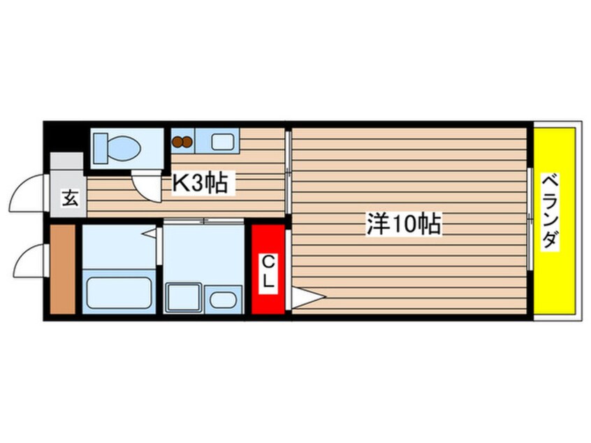 間取図 シェ－ン八事山