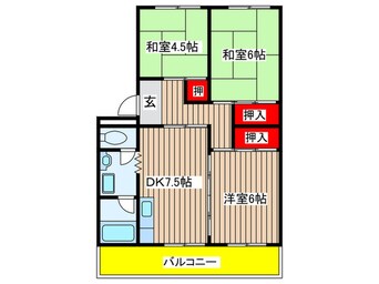 間取図 コーポ松ヶ根