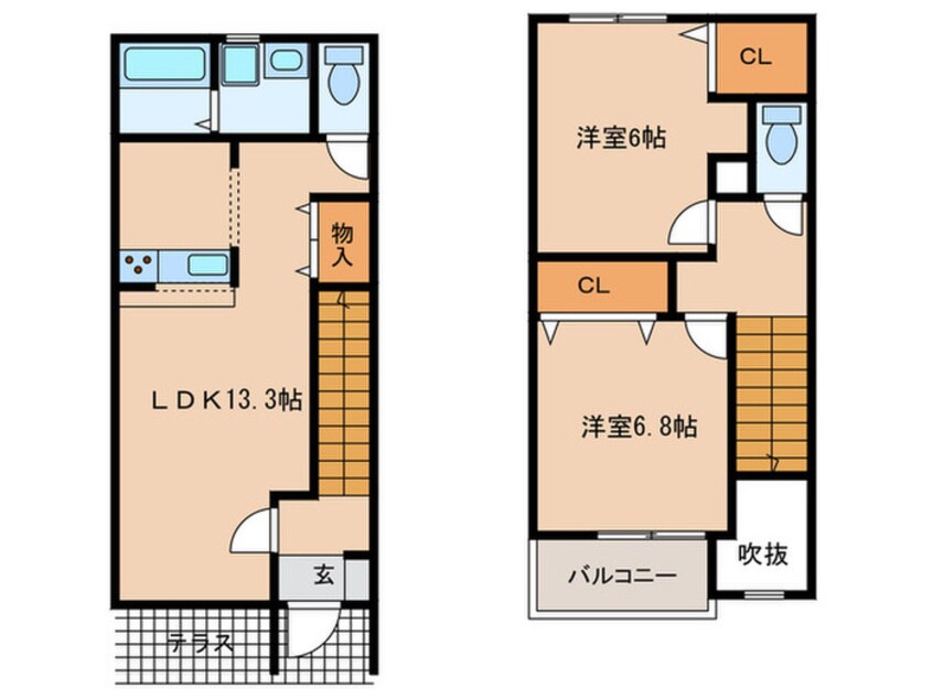 間取図 カトルセゾン