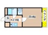 ア－バン塩釜 1Kの間取り