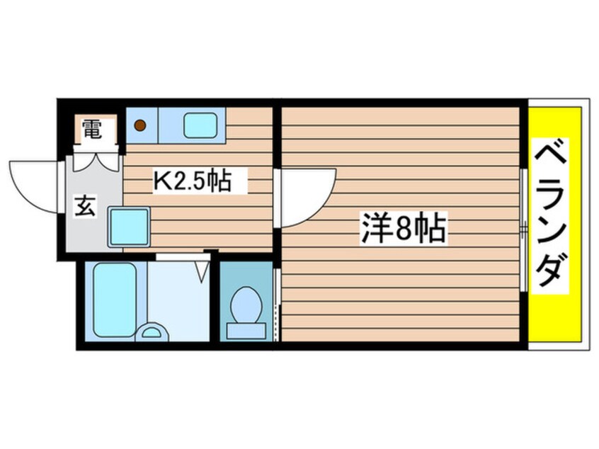 間取図 ア－バン塩釜