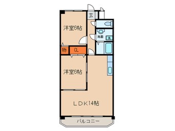 間取図 Ｍ．Ｉサンコート