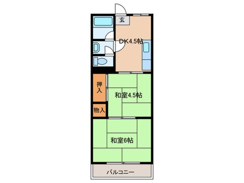 間取図 高見かえでビル