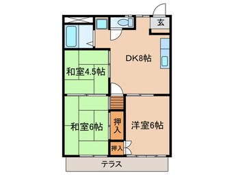 間取図 シティハイツ米ノ山