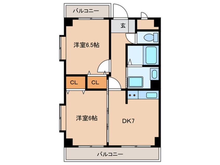 間取図 パークサイド名東