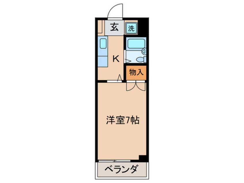 間取図 クレストステ－ジ平安