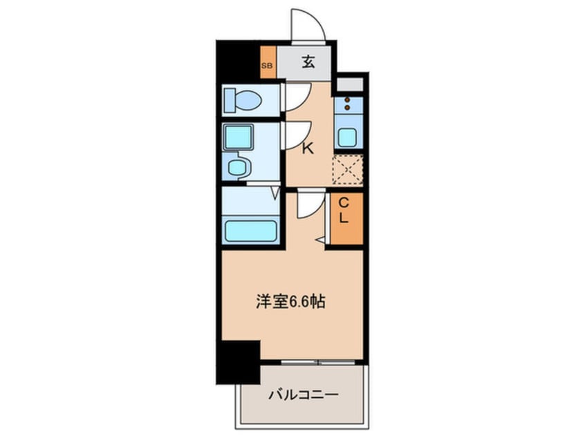 間取図 S-RESIDENCE今池arcana