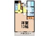 向陽町レジデンス 1Kの間取り