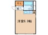 ホシオウビル 1Rの間取り
