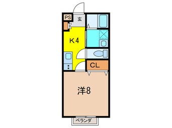 間取図 レクール大江