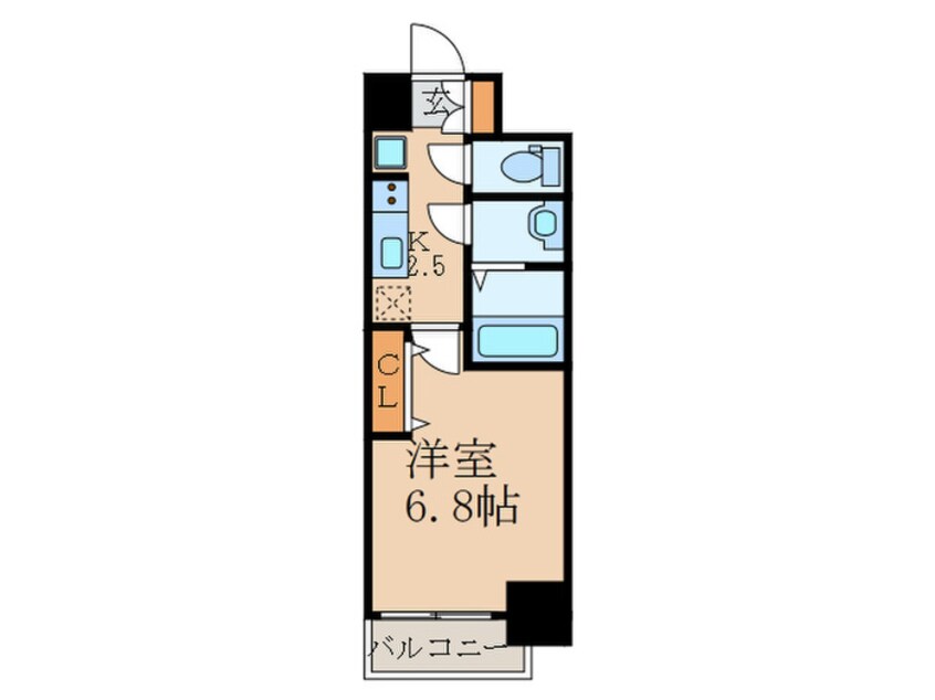 間取図 ﾌﾟﾚｻﾝｽ大曽根駅前ﾌｧｰｽﾄ