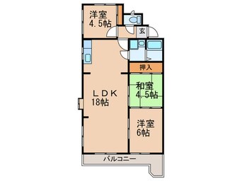 間取図 本通マンション