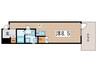 Libra神宮南 1Kの間取り