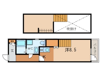 間取図 Libra神宮南
