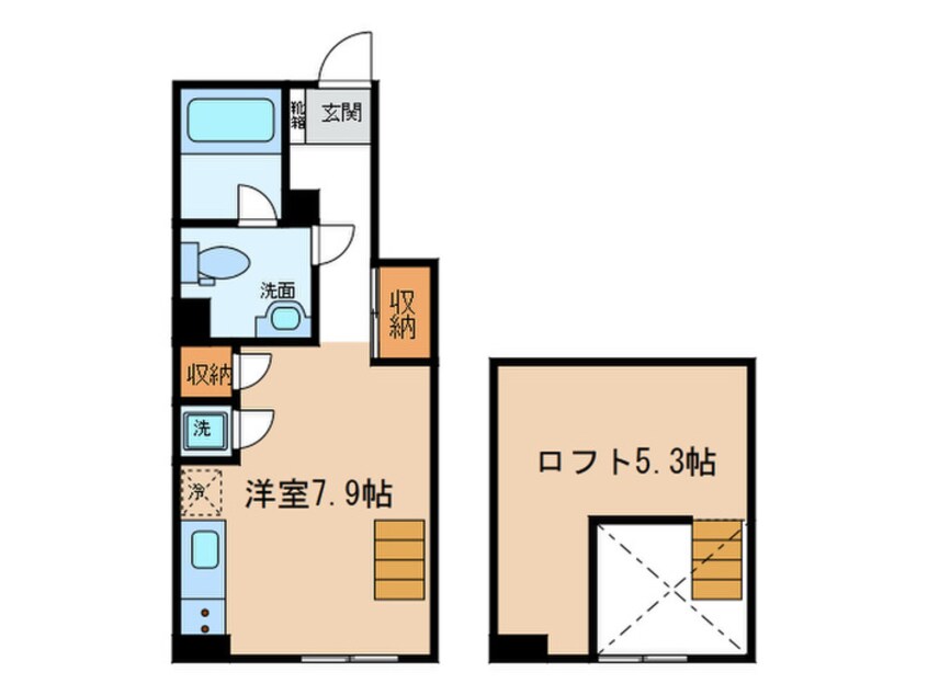 間取図 アーブルフレールＢ棟