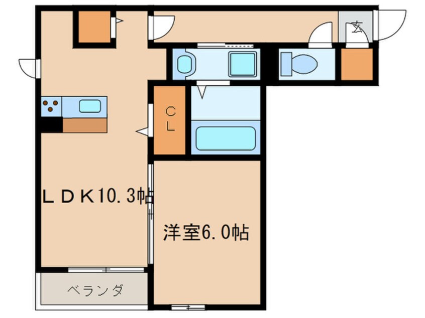間取図 エポラール東別院